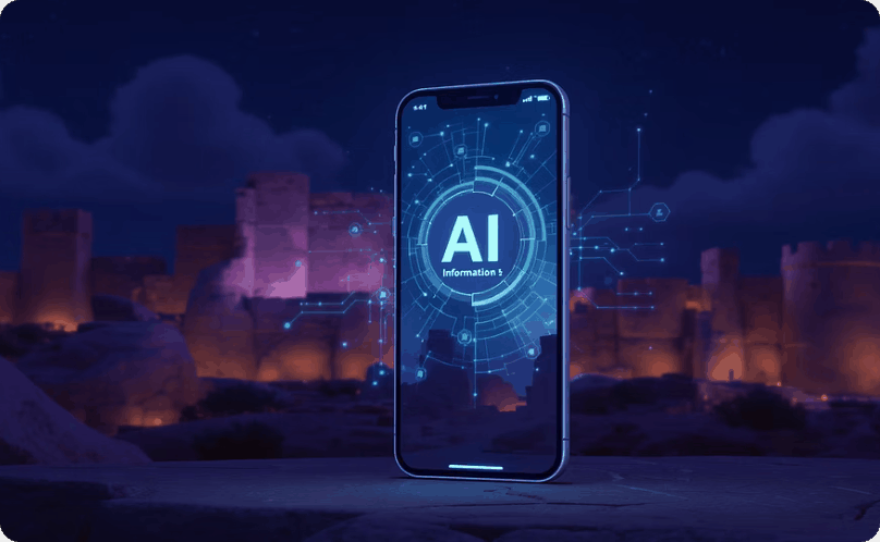 AI identifying a historical site